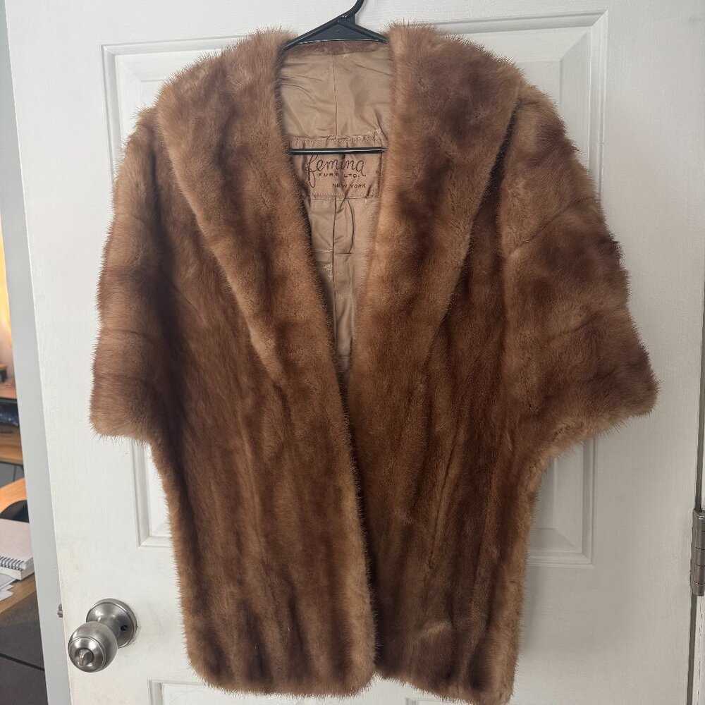 Vintage Femina Furs NYC Mink Stole – Classic Luxury